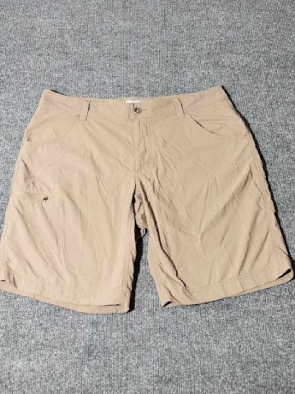 MARMOT MEN FLAT FRONT CARGO SHORTS SIZE 34